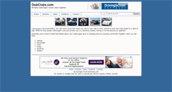 Desktop Screenshot of dubclubs.com